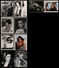 5h287 LOT OF 10 REPRO 8X10 PHOTOS OF SEXY WOMEN '80s great portraits with some nudity!