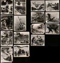 5h278 LOT OF 15 8X10 STILLS FROM JAPANESE MONSTER MOVIES '60s great special effects scenes!