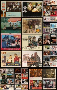 5h153 LOT OF 60 LOBBY CARDS '60s-80s great scenes from a variety of different movies!
