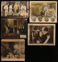 5h209 LOT OF 5 1920S LOBBY CARDS '20s scenes with Mae Murray, Lefty Flynn, Jack Holt & more!