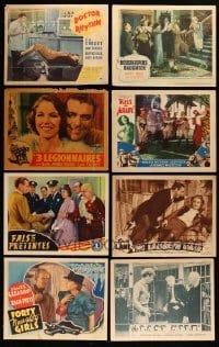5h194 LOT OF 18 1930S LOBBY CARDS '30s great scenes from a variety of different movies!