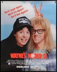 5h392 LOT OF 8 DOUBLE-SIDED WAYNE'S WORLD 2 40x50 BUS STOP POSTERS '93 Mike Myers & Dana Carvey!