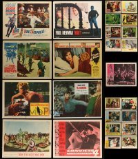 5h162 LOT OF 49 1960S LOBBY CARDS '60s great scenes from a variety of different movies!