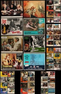 5h147 LOT OF 75 1970S LOBBY CARDS '70s great scenes from a variety of different movies!
