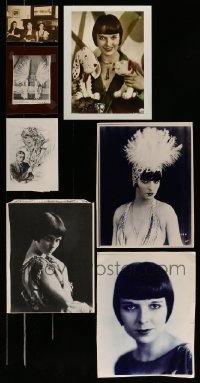 5h073 LOT OF 7 LOUISE BROOKS REPRO PHOTOS '80s great images of the sexy Hollywood legend!