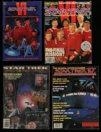 5h023 LOT OF 3 STAR TREK MAGAZINES & 1 GRAPHIC NOVEL '80s-90s images from the movies & TV shows!