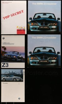 5h060 LOT OF 5 BMW Z3 PROMO BROCHURES '90s great image of the 2-seater roadster sports car!
