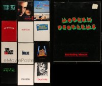 5h368 LOT OF 13 PRESSKITS '81 - '99 containing a total of 49 8x10 stills in all!