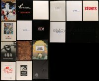 5h357 LOT OF 16 PRESSKITS '77 - '01 containing a total of 74 8x10 stills!