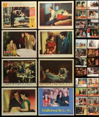 5h157 LOT OF 55 LOBBY CARDS '50s-80s incomplete sets from a variety of different movies!