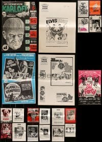 5h306 LOT OF 29 CUT PRESSBOOKS '60s-70s great advertising for a variety of different movies!