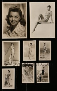 5h240 LOT OF 8 ESTHER WILLIAMS FAN PHOTOS '50s great portraits of the sexy swimmer/actress!