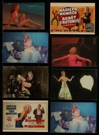 5h217 LOT OF 8 MARILYN MONROE POSTCARDS '80s great images of the sexy Hollywood legend!