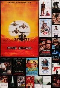 5h483 LOT OF 32 UNFOLDED MOSTLY DOUBLE-SIDED 27X40 ONE-SHEETS '90s-00s great movie images!