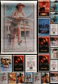 5h476 LOT OF 36 UNFOLDED MOSTLY SINGLE-SIDED 27X41 ONE-SHEETS WITH 3 OF EACH '90s cool images!