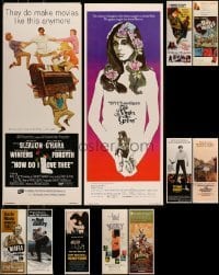 5h414 LOT OF 13 UNFOLDED INSERTS '60s-80s great images from a variety of different movies!
