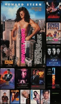 5h532 LOT OF 19 UNFOLDED MOSTLY DOUBLE-SIDED 27X40 ONE-SHEETS '90s-00s great movie images!