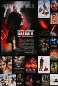 5h482 LOT OF 33 UNFOLDED MOSTLY DOUBLE-SIDED 27X40 ONE-SHEETS '90s-00s great movie images!