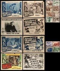 5h190 LOT OF 20 WESTERN SERIAL LOBBY CARDS '40s-50s cowboys Buck Jones, Clayton Moore & more!