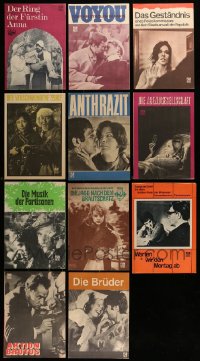 5h005 LOT OF 11 EAST GERMAN PROGRAMS '70s great images from a variety of different movies!