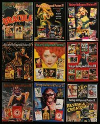 5h011 LOT OF 9 VINTAGE HOLLYWOOD POSTERS AUCTION CATALOGS '90s-00s color poster images!