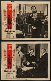 5j908 BIGAMIST 2 LCs '53 Gwenn, Edmond O'Brien is wanted by Joan Fontaine & Ida Lupino!