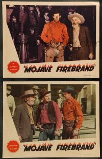 5j961 MOJAVE FIREBRAND 2 LCs '44 western cowboy Wild Bill Elliott, George Gabby Hayes!
