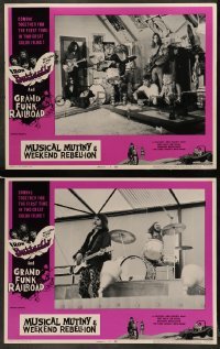 5j962 MUSICAL MUTINY/WEEKEND REBELLION 2 LCs '70 Iron Butterfly, Grand Funk Railroad!