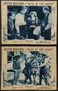 5j978 RUTH OF THE RANGE 2 chapter 9 LCs '23 great images of gorgeous Ruth Roland, Patheserial!