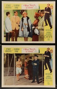 5j988 THAT TOUCH OF MINK 2 LCs '62 great images of Gig Young, Cary Grant & Doris Day!