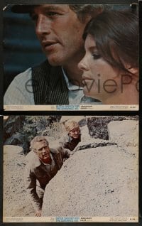 5j747 BUTCH CASSIDY & THE SUNDANCE KID 4 color 11x14 stills '69 Paul Newman, Robert Redford, Ross!