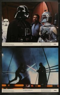 5j138 EMPIRE STRIKES BACK 8 color 11x14 stills '80 George Lucas classic, cool images w/slugs!