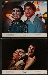 5j712 MAGIC 5 color 11x14 stills '78 Attenborough, ventriloquist Anthony Hopkins, creepy dummy!