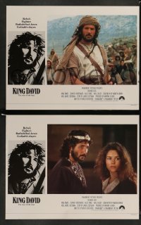 5j248 KING DAVID 8 English LCs '85 great images of Richard Gere in title role, Biblical epic!