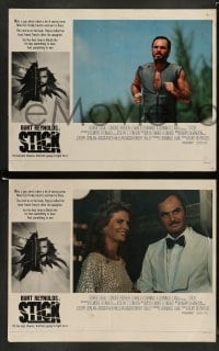 5j429 STICK 8 English LCs '85 Burt Reynolds, George Segal, Candice Bergen, Elmore Lenoard