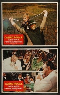 5j518 CASINO ROYALE 7 LCs '67 all-star James Bond sexy psychedelic spy spoof, David Niven!