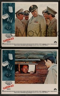 5j087 CATCH 22 8 LCs '70 Alan Arkin, Orson Welles, Anthony Perkins, directed by Mike Nichols!