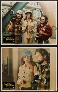 5j094 CHINA SYNDROME 8 LCs '79 Jack Lemmon, Jane Fonda, Michael Douglas, nuclear meltdown thriller!