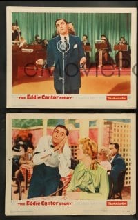 5j136 EDDIE CANTOR STORY 8 LCs '53 Keefe Brasselle in the title role, biographical musical!