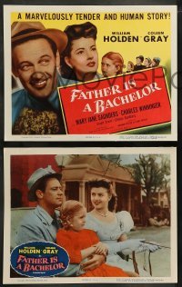 5j152 FATHER IS A BACHELOR 8 LCs R55 Coleen Gray calls Holden darling & kids call him dad!