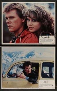 5j169 FOOTLOOSE 8 LCs '84 Lori Singer, Dianne Wiest, Kevin Bacon shows hicks how to dance!