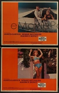 5j217 HOW SWEET IT IS 8 LCs '68 Jerry Paris, James Garner & sexy Debbie Reynolds!