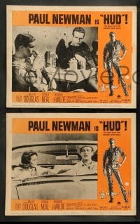 5j223 HUD 8 LCs '63 Paul Newman is the man with the barbed wire soul, Martin Ritt!