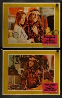 5j227 I LOVE YOU, ALICE B. TOKLAS 8 LCs '68 Peter Sellers gets turned-on, Leigh Taylor-Young!