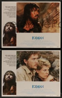 5j229 ICEMAN 8 LCs '84 Fred Schepisi, John Lone as thawed 40,000 year-old neanderthal caveman!