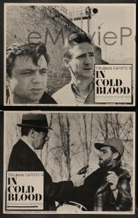 5j701 IN COLD BLOOD 5 LCs '67 Richard Brooks, Truman Capote novel, Robert Blake & Scott Wilson
