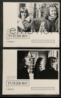 5j231 INTERIORS 8 LCs '78 Diane Keaton, Mary Beth Hurt, E.G. Marshall, directed by Woody Allen!