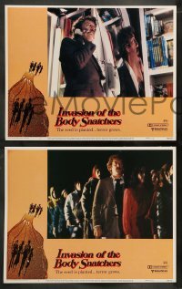 5j232 INVASION OF THE BODY SNATCHERS 8 LCs '78 Donald Sutherland, classic sci-fi remake!