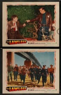 5j707 LAWLESS 5 LCs '50 Macdonald Carey, Gail Russell, directed by Joseph Losey!