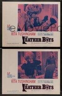 5j256 LEATHER BOYS 8 LCs '66 Rita Tushingham in English motorcycle sexual conflict classic!